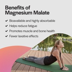 PureFormulas Magnesium Malate Capsules – Chelated Magnesium as DiMagnesium Ma…