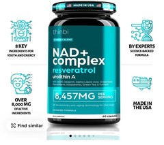 Extra Strength NAD Supplement with Green Tea & Resveratrol for Men & Women