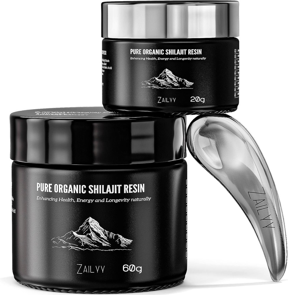 Pure Himalayan Organic Shilajit Resin 80g Fulvic Acid Energy Vitality Booster