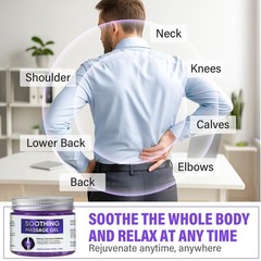 Joint Purple Gel, Fast-Absorbing Soothing Relief Massage Gel with Natural Ext…