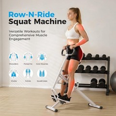EFITMENT Rower-Ride Squat Machine, Squat Assist Rower for Glutes an… Fast Ship