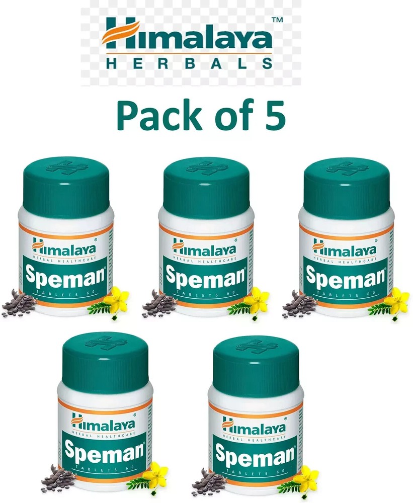 Himalaya Speman 5 Box ( 300 Tab) For Men’s Health | Improve Testosterone Level