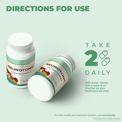 Neurotonic Capsules, Advanced Formula, Nerve and Brain Support (60 Capsules)