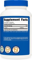 High-quality L-leucine 2000mg, 120 Non-gmo Vegetarian Capsules for Recovery