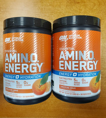 2 Pack: ON Amino Energy Hydration Tangerine 10.05 oz ea Exp 8/21/26 (0539) R3P1
