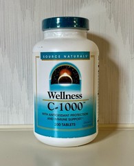 Source Naturals Wellness C-1000 Vitamin C 1000mg Immune Support 200 Tablets