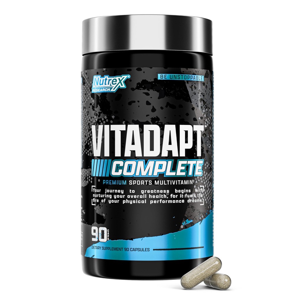 Nutrex Research Vitadapt Complete Sports Multivitamin for Men – 24 Vitamins, …