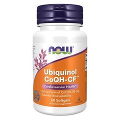 NOW FOODS Ubiquinol CoQH-CF 60 Softgels