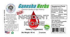 NASCENT IODINE 400 SERVINGS per bottle 2 OUNCES! ORGANIC!🔥 HIGHEST POTENCY!