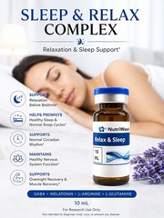 Vitamin GABA Melatonin| Relax Sleep Complex| L-Arginine| L-Glutamine 10ml
