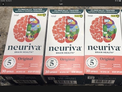Neuriva brain health Original 30 Capsules, 3 Pack, Exp 09/2026