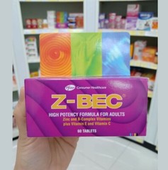 6 Bottles Z-BEC Multivitamins High Potency Formula For Adults 6X60 Tablets