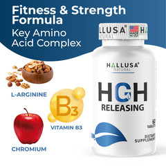 HGHBooster – Natural Growth Support – Energy & Performance – 60 Tablets