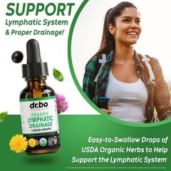 Detox Lymphatic Support Drops – 26 Herbal Ingredients for Immune Health, 1oz