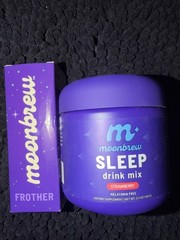 Moonbrew Strawberry Sleep Supplement 8.7oz Relaxation Drink NEW
