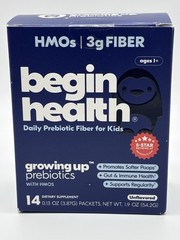 Begin Health Growing Up Prebiotics for Kids 24-Packs Exp 06/27