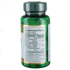 3 Pack Nature’s Bounty Calcium Magnesium Zinc Coated Caplets, 100 Ct