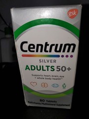 80-count of Centrum Silver Adults 50+ multivitamin/mineral Unopened Expired 5/26