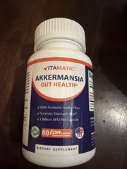 Vitamatic Akkermansia Gut Health 60 DR Capsules (Delayed Released) 10/28