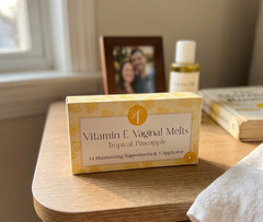 Organic Vaginal Moisturizing Suppository Melts – 100% Natural Suppositories 14+1