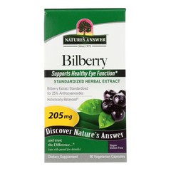 Nature’s Answer – Bilberry Extract – 90 Vegetarian Capsules