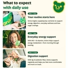 Superfoods Greens Gummies with Vitamins & Prebiotics