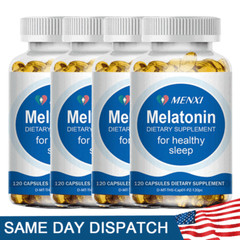 Melatonin,120/240/480Capsules, Sleep Health,Natural Supplement For Better Health