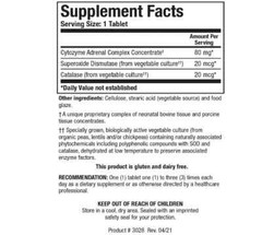 Biotics Cytozyme-AD 180 Tab Neonatal Adrenal Support Hormone Stress Balance