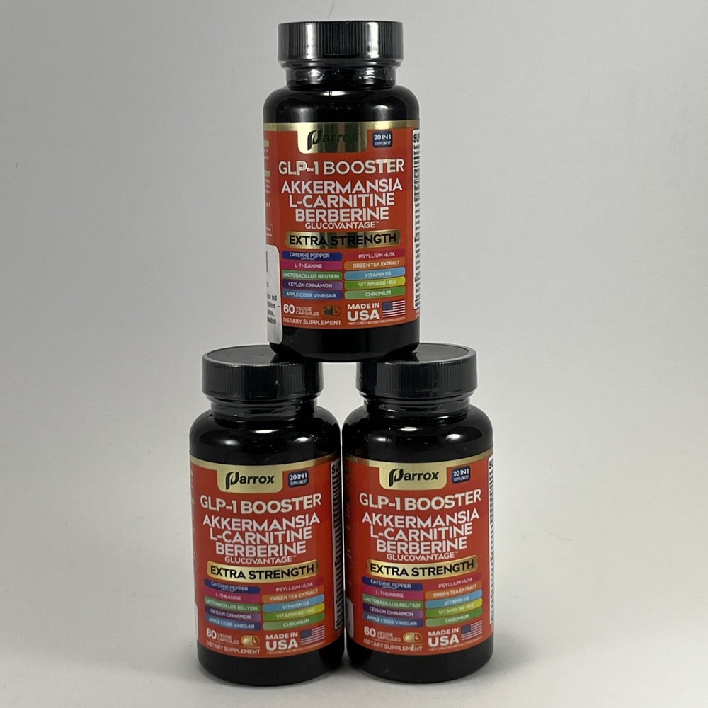 3 MetaBooster Akkermansia L-Carnitine Berberine 20-in-1 Supplement 180 Capsules