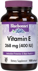 BlueBonnet Vitamin E 400 IU Mixed Tocopherols 100 Softgels Antioxidant