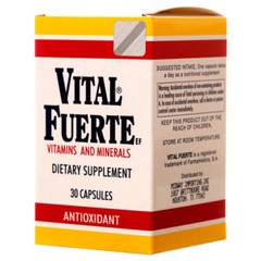 VITAL FUERTE VITAMINS & MINERALS 30 CAPSULES/ DIETARY SUPPLEMENT