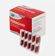 1 X FERROVIT Iron Supplement 10’s For Pregnant Women Iron Deficiency Remedies