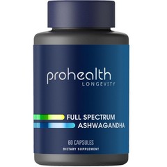 ProHealth Ashwagandha 60 Capsules Organic Root Extract Stress Sleep