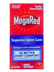Schiff Megared Superior Join Care , 60 Softgels, Exp01/2027