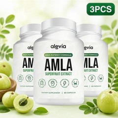 5x Alevia Organic Amla Capsules 1000mg Indian Gooseberry Antioxidant Supplement