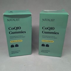 Natalist CoQ10 200mg Gummies Fertility Prenatal Supplement 2 pc 60ct each READ