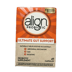 Align Probiotic Ultimate Gut Support Supplement – 49 Capsules – Exp: 01/2028