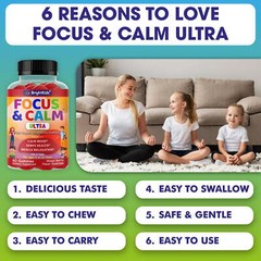 Kids Magnesium Calm Gummies for Nerve Bone and Muscle Health for Kids Wellness