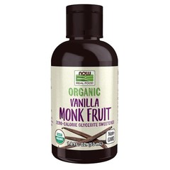 NOW, ORG MONK FRUIT VANILLA LIQUID 1.8 FL OZ