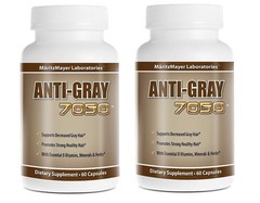 AntiGray Hair 7050 Helps Restore Natural Hair Color 60 Capsules Per Bottle 2 …