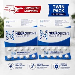 Neurobion B1 B6 B12 Nerve Support Tablets (60 x 2) Helps in Tingling & Numbness