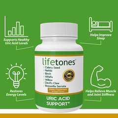 Lifetones Uric Acid Support Capsules – 60 Count