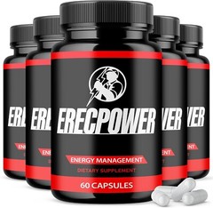Erecpower Energy Management Multivitamin Health Supplement (300 Capsules) 5-Pack