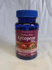 Puritan’s Pride Lycopene Softgel 20 Mg, Prostate / Heart Health, 60ct Exp 06/28