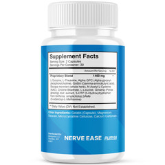 Nerve Ease Capsules For Neuropathy NerveEase Support Supplements Pills (60 ct)