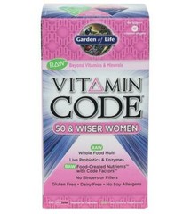 Garden of Life Vitamin Code 50 & Wiser Women Capsules – 240 Count Exp 10/27 4189