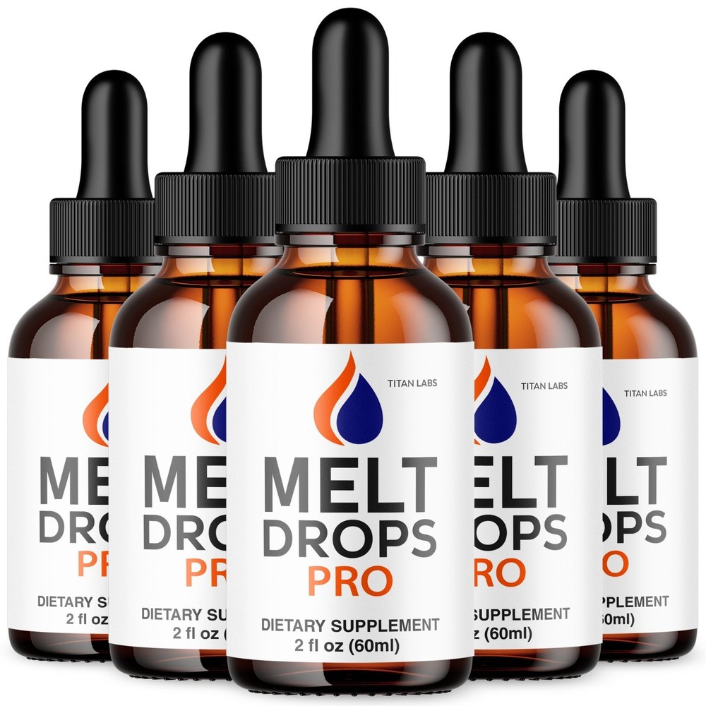 (5 Pack) Melt Drops Pro Natural Health & Fitness Formula MeltDrops 150 Servings