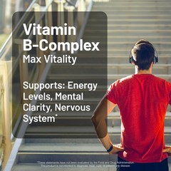 NatureWise Vitamin B Complex for Women and Men – 150 Count (Pack of 1), Red