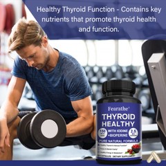 Thyroid Health with Iodine, Bioperine – Thyroid Supplement for Women and Men