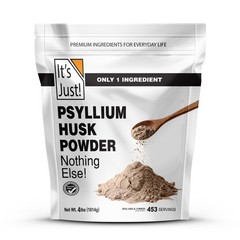 It’s Just! – Psyllium Husk Powder, Easy Mixing Dietary 4 Pound (Pack of 1)